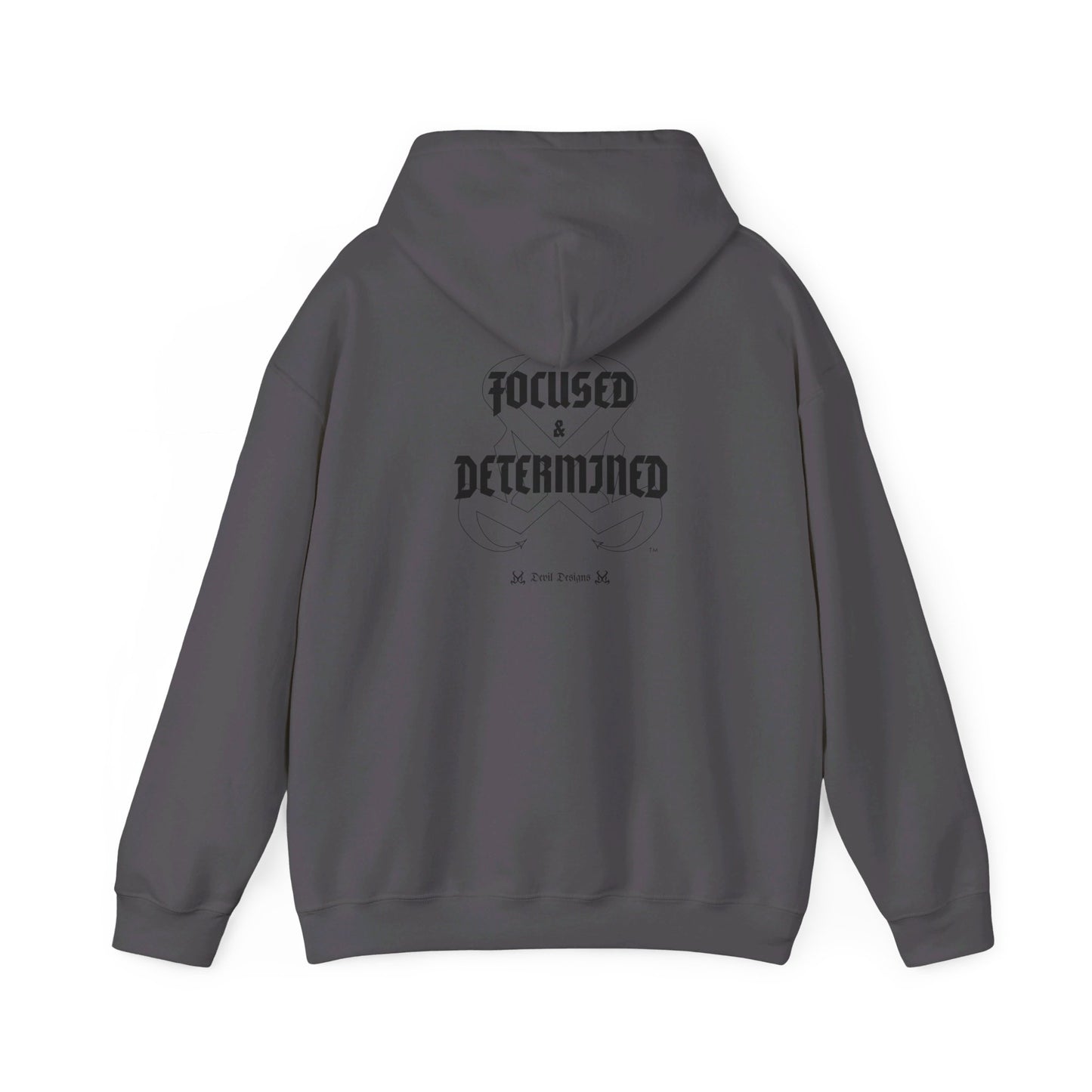 DD FOCUSED AND DETERMINED HOODIE BLACK INK