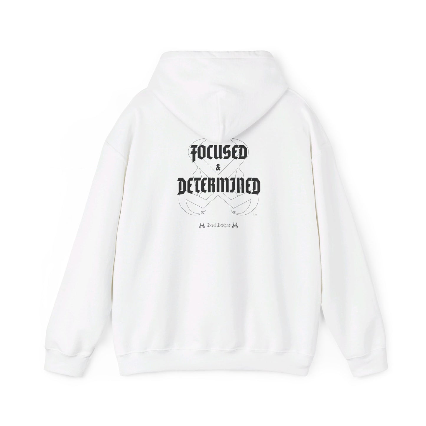 DD FOCUSED AND DETERMINED HOODIE BLACK INK