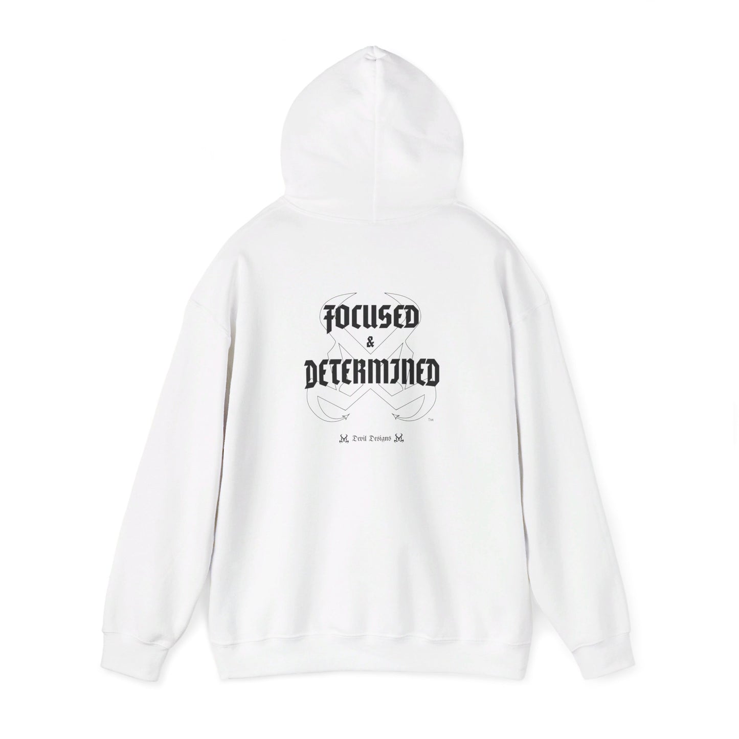 DD FOCUSED AND DETERMINED HOODIE BLACK INK